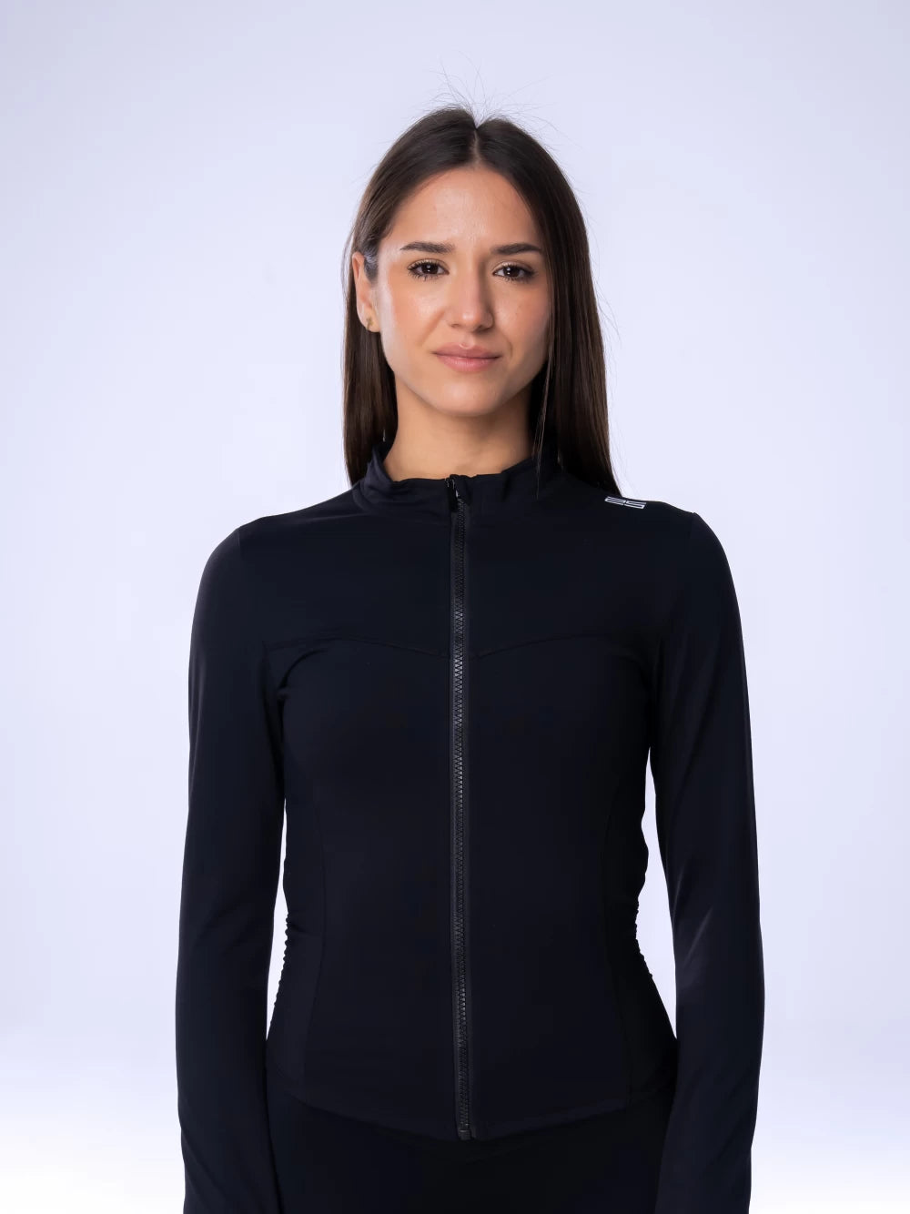 Bluza cu fermoar PERFECT BLACK FIT